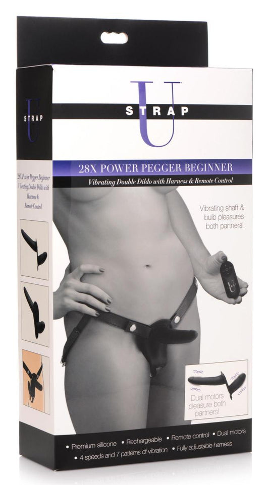 Power Pegger x28 - Tvöfaldur strap-on
