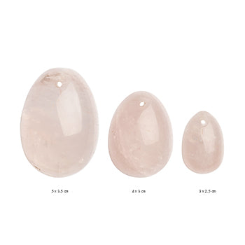 Yoni Egg Sett Rose Quartz