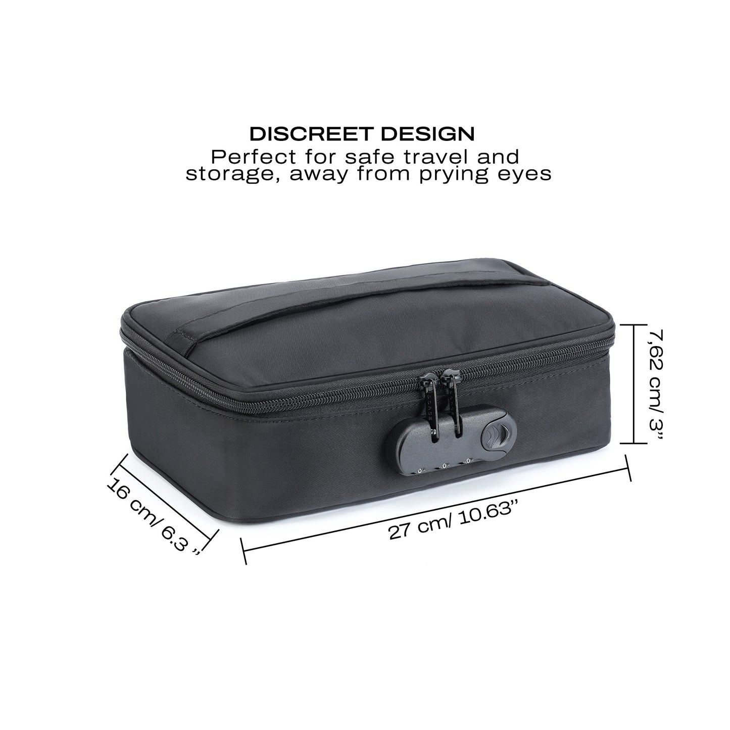 Discreet dótataska