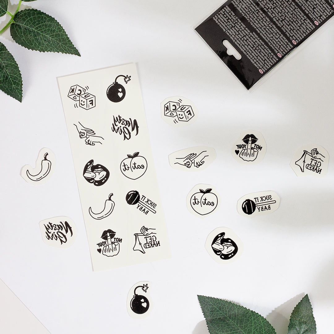 Temporary Tattoo - 10 stk.