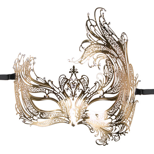 Venetian Asymmetrical gríma - Gyllt