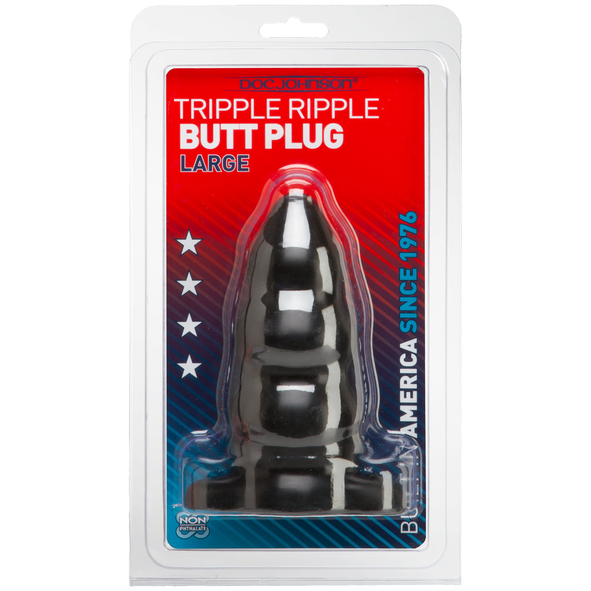 Triple Ripple butt plug