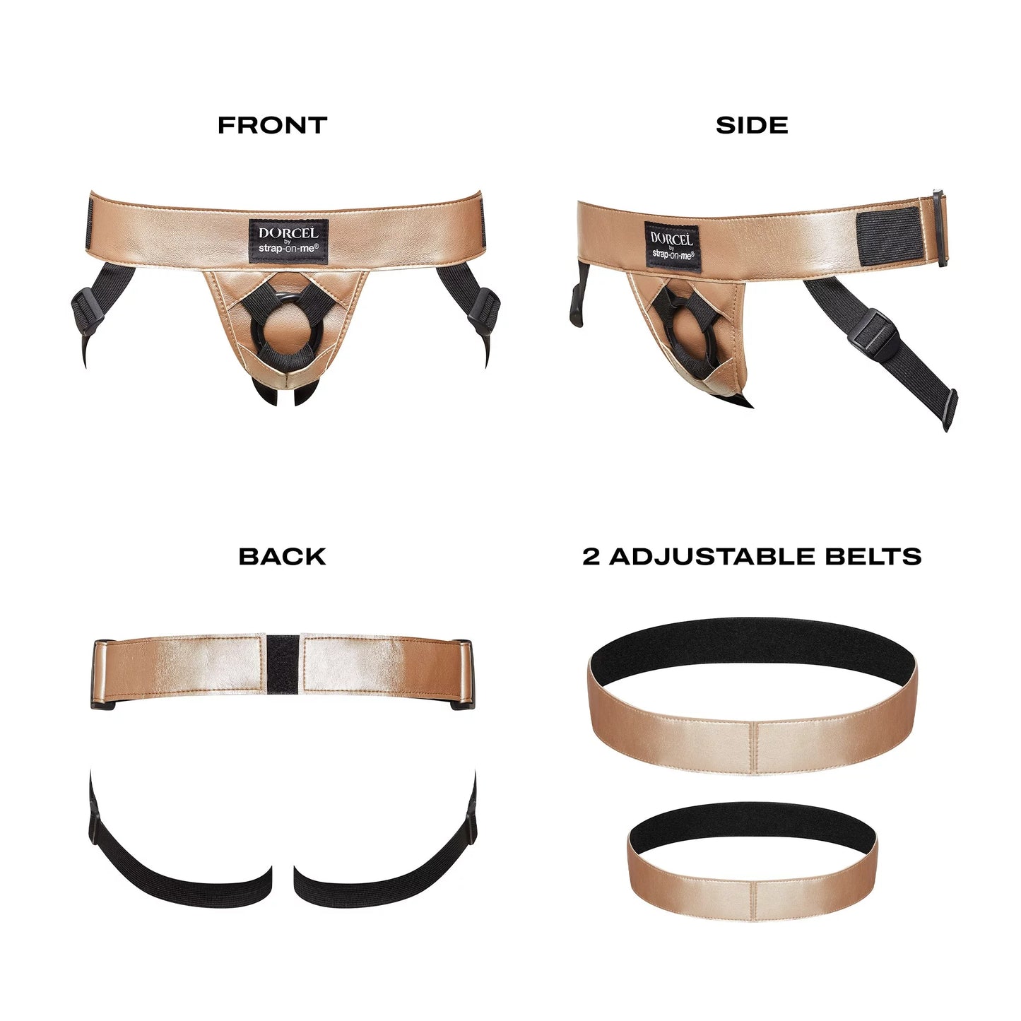 Curious Leðurlíkis Harness