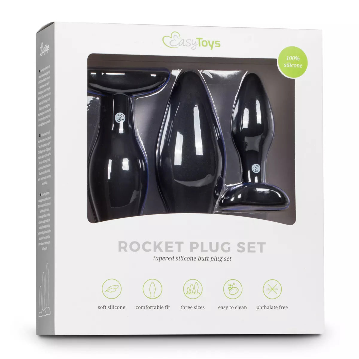 Sílikon Buttplug Sett