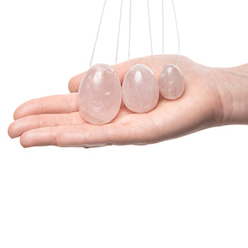 Yoni Egg Sett Rose Quartz