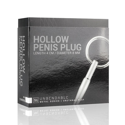 Holur penis málm-plug með hring - SIN006