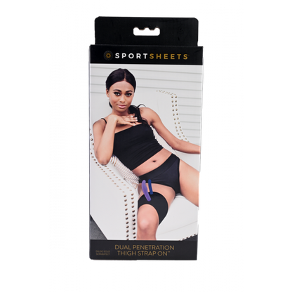 Double penetration læraharness - Sportsheets