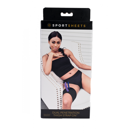 Double penetration læraharness - Sportsheets