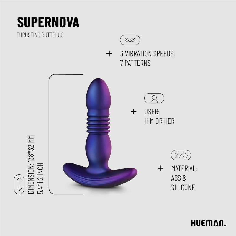 Supernova Þrykkjandi Buttplug