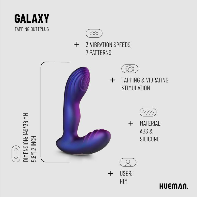 Galaxy Tapping Butt Plug