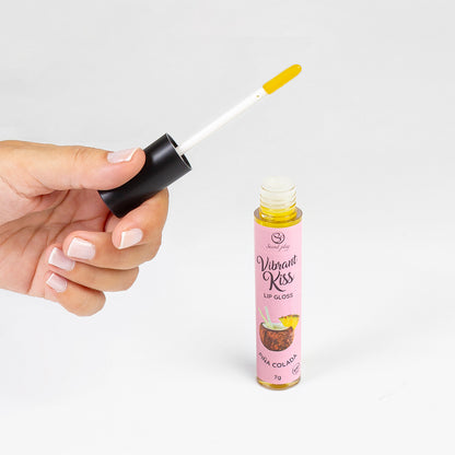 Vibrant Kiss Lip Gloss - Piña Colada
