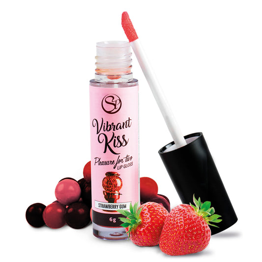 Vibrant Kiss - Strawberry Gum Lip Gloss
