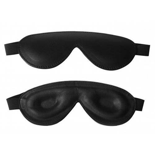 Leður blindfold