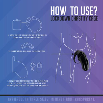 Lockdown typpabúrt - glært