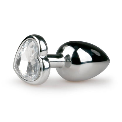 Metal Butt Plug Heart Crystal