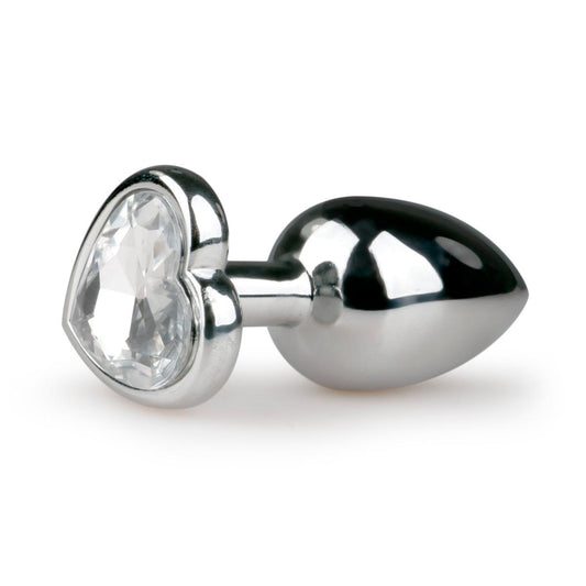 Silfur plug clear crystal - small
