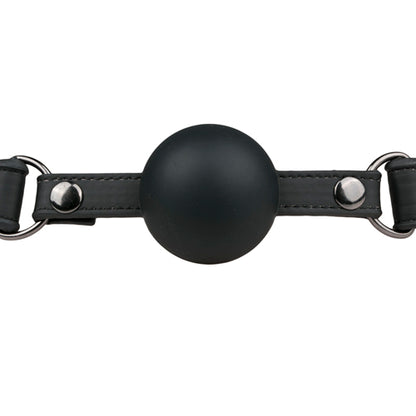 Ball gag með stórum sílikon bolta