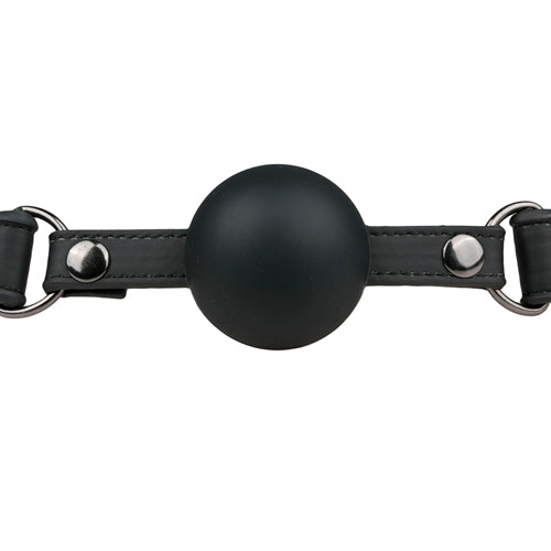 Ball gag með stórum sílikon bolta