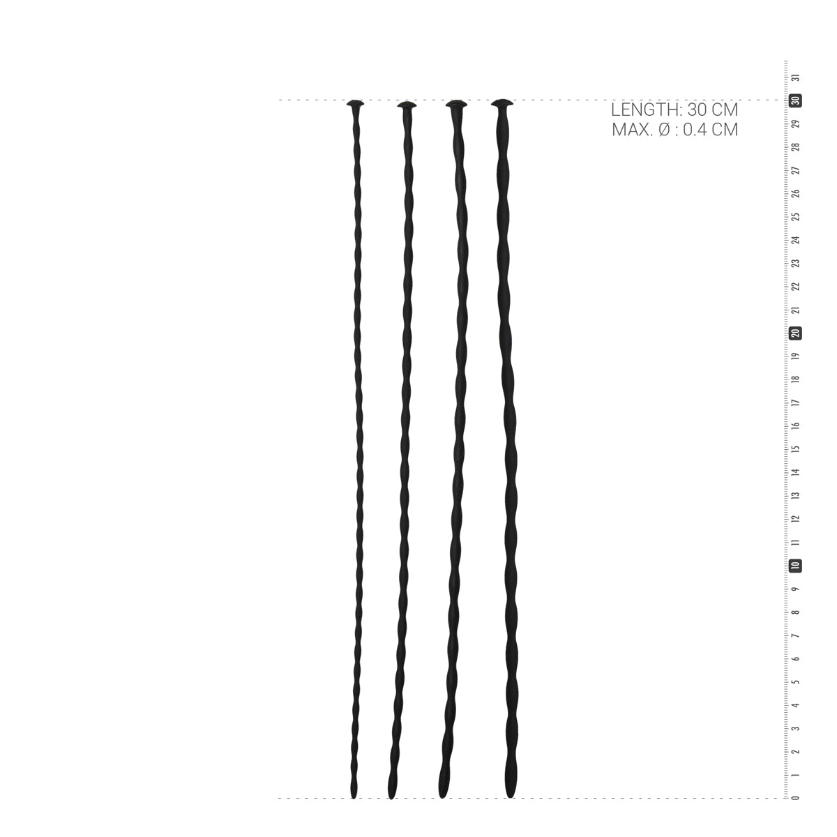 Sílikon penis plug sett - Sinner 090