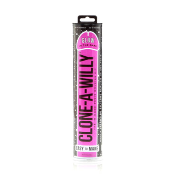 Clone-A-Willy - Neon bleikur (Glow in the Dark)