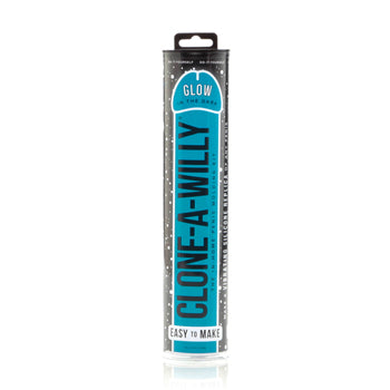 Clone-A-Willy - Neon blár (Glow in the Dark)