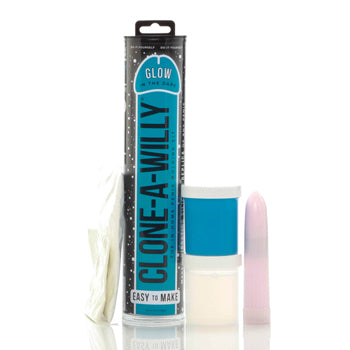 Clone-A-Willy - Neon blár (Glow in the Dark)