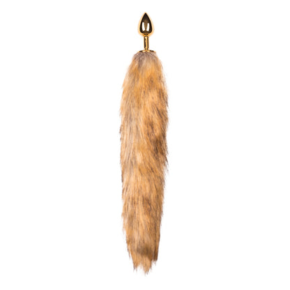 Fox Tail Buttplug - Brúnt