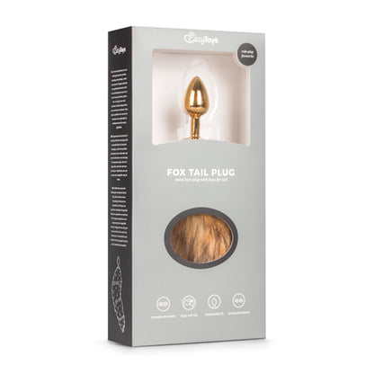 Fox Tail Buttplug - Brúnt