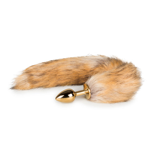 Fox Tail Buttplug - Brúnt