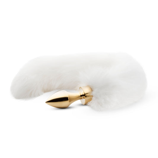 Fox Tail Buttplug - Hvítt
